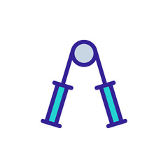 hand trainer icon vector. hand trainer sign. color symbol illustration