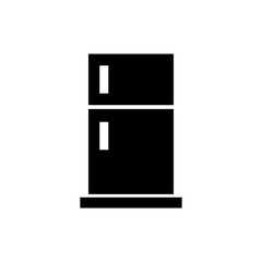 Freezer glyph icon. Kitchen equipment glyph vector icon design. Restaurant set icon.