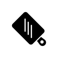 Cutting board glyph icon. Kitchen equipment glyph vector icon design. Restaurant set icon.