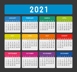 calendar 2021