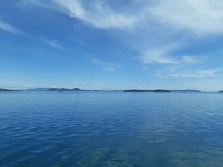 Blue sky and sea