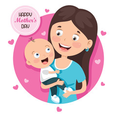 Concept Of Mothers Day Greeting