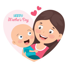 Concept Of Mothers Day Greeting
