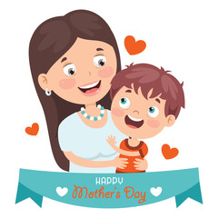 Concept Of Mothers Day Greeting