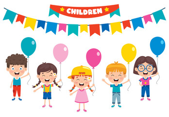 Colorful Balloons For Party Decoration