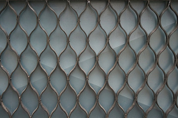 glass and metal geometric pattern abstract