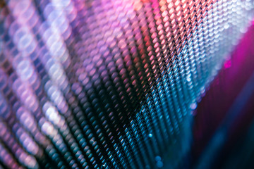 CloseUp LED blurred screen. LED soft focus background. abstract background ideal for design.