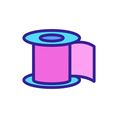 coil for repair icon vector. coil for repair sign. color symbol illustration