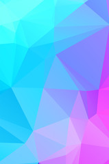 Fototapeta premium Purple vivid polygonal abstract background