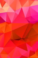Abstract red geometric background for design
