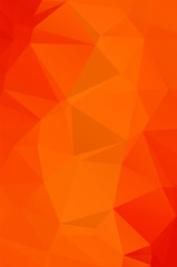 Orange vector abstract mosaic background