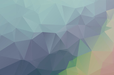Multi color geometric triangular low poly background style