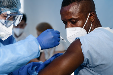 coronavirus covid-19 vaccine injection