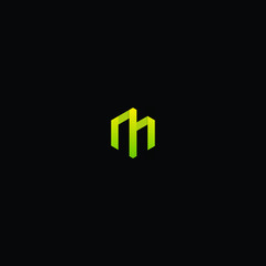 Abstract M Shape Logo