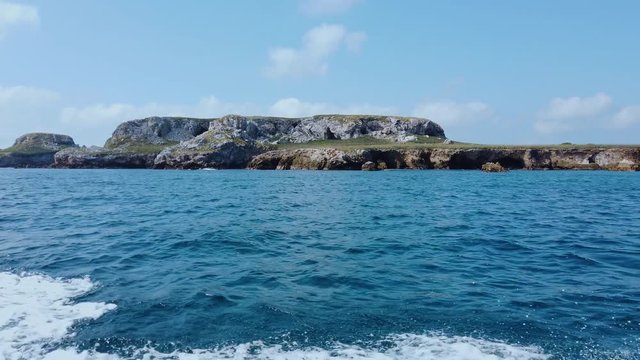 Landscapes from a tourist boat in the Marietas Islands National Park, Banderas Bay, Pacific Ocean, Riviera Nayarit, Nayarit State, Mexico, Central America, America
