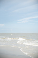 waves on the beach