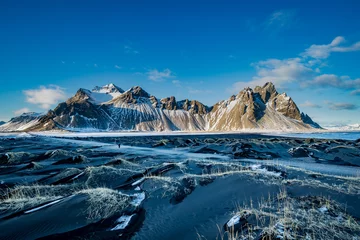 Gardinen Beautiful Vestrahorn on a clear day © Jo