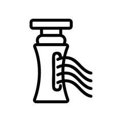 product grinding tool icon vector. product grinding tool sign. isolated contour symbol illustration