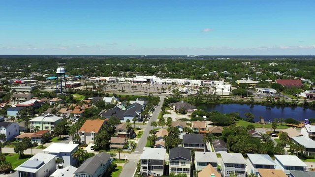 Aerial video Pablo Plaza Jacksonville Beach FL