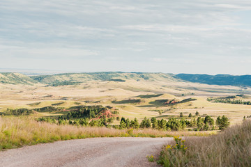 country road in the mountains
