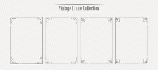 Vintage ornamental frame collection  © Zein Republic Studio