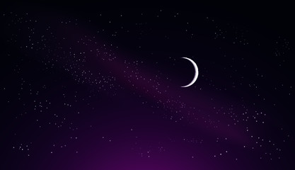 Obraz na płótnie Canvas night sky with stars