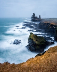 Snæfellsnes peninsula rocky coastline in Iceland.CR2