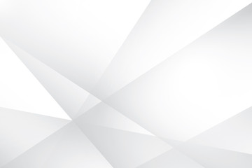 Fototapeta premium Abstract geometric white and gray color background. Vector, illustration.