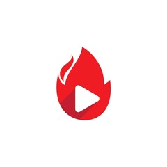 Obraz premium Play logo Vector