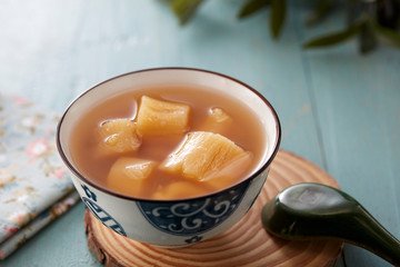 Chinese traditional dessert, cassava syrup

