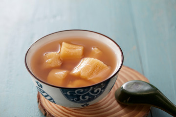 Chinese traditional dessert, cassava syrup
