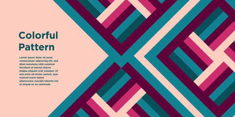 Obraz premium Pink and Tosca Woven Background