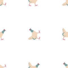 Cute Cartoon Hen, Chicken