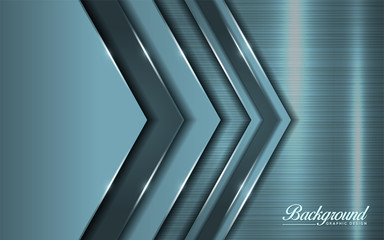 Obraz premium Modern shinny tosca metallic background design.