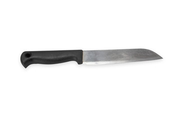 Isolated cooking knives on a white background