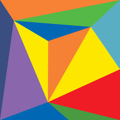 Abstract colourful pattern geometric backgrounds vector design