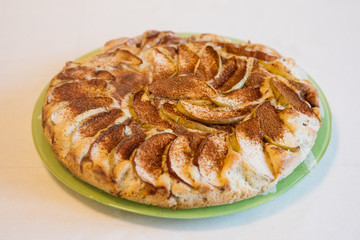 Homemade Apple Charlotte with Cinnamon