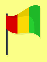 Guinea national flag 