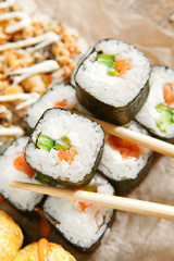 Tasty Roll set with chopsticks
