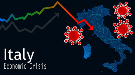 Italy economic crisis due to virus