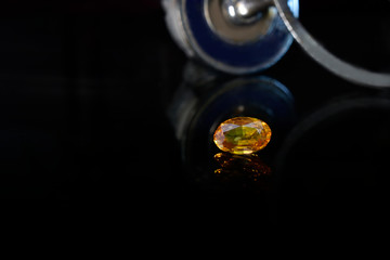 Yellow sapphire
Beautiful yellow gem Expensive luxury
