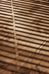 Lights and shadows pattern on wood