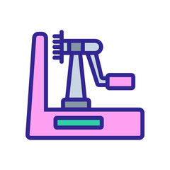 integrated meat grinder in food processor icon vector. integrated meat grinder in food processor sign. color symbol illustration