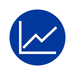 business graph with growing of profit