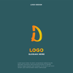 Letter D business logo icon vector template.