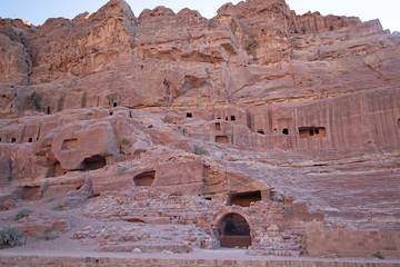The ruins of Petra in Jordan
