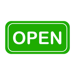 closed and open sign for caution