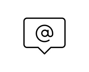 E-mail line icon
