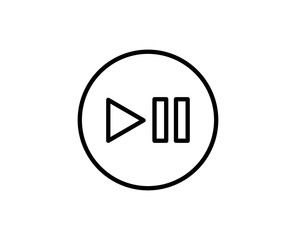 Play line icon