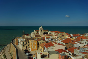 Naklejka premium Termoli: view of the ancient village, Molise, Italy